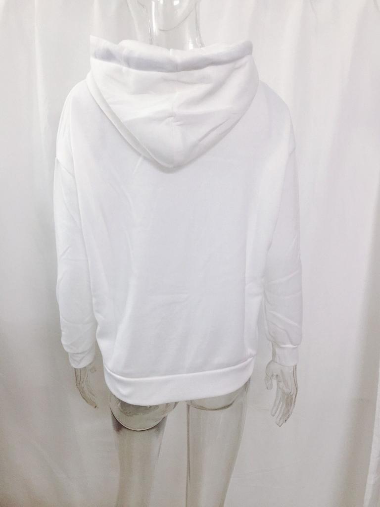 Свободное верхнее пальто, пуловер с капюшоном и длинными рукавами, большой плюшевый утепленный свитер, средний длинный свитер, забавный женский топ с капюшоном в европейском стиле