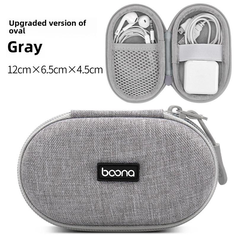 Коробка для хранения Bluetooth-гарнитуры и зарядного устройства — защита EVA для кабелей, USB-дисков, телефонных аксессуаров