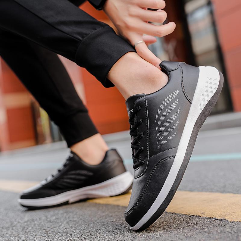 38-48 спортивная обувь, мужская кожаная дышащая спортивная повседневная обувь, большие размеры, мужская спортивная обувь для бега и фитнеса