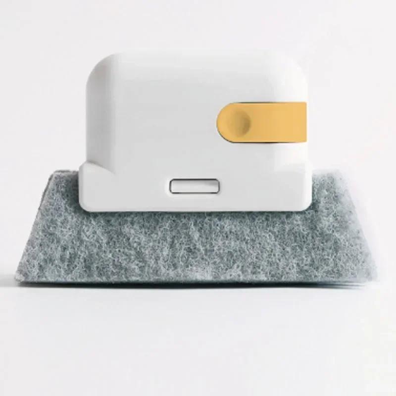 2 в 1 инструмент для очистки пазов, оконная рама, дверная щетка для чистки пазов, инструменты для очистки направляющих раздвижной двери, ручной очиститель щелей