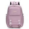 Однотонный школьный рюкзак для женщин, большой емкости