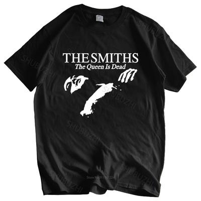 Унисекс футболка свободного кроя топы Футболка мужская летний топ футболки The Smiths "The Queen Is Dead" - Футболка, Инди 1980-х, Моррисси