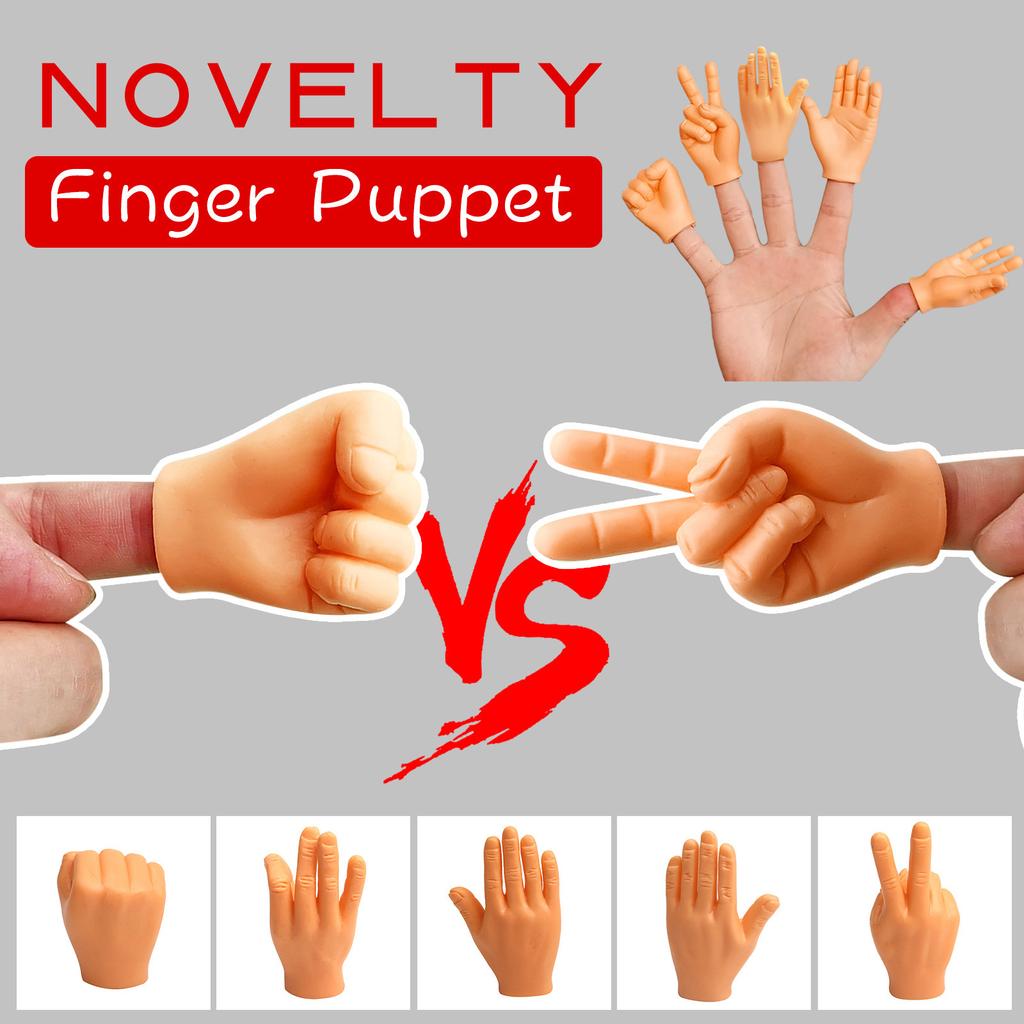 5 шт. Пальчиковые куклы Новинка Смешные Игрушки для Левой и Правой Руки Для Игры и Вечеринки
