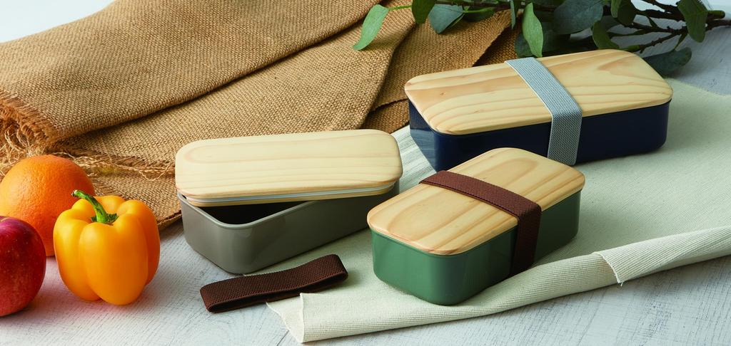 Skater Bento Single Wooden Lunch Belt Small Dishwasher and Microwave Mauve Box, 400ml, Tier, Lid, Included, Capacity, Safe, Gray, PAL5FK-A