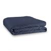 Housse de couette unie Marine 260 x 240 cm / 100% Coton / 57 Fils/cm² pour lit 2 places "King Size"