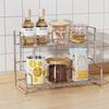 Stainless Steel Storage Shelves, Tabletop Storage Shelves, Stackable Condiment Storage Shelves In The Kitchen Bathroom