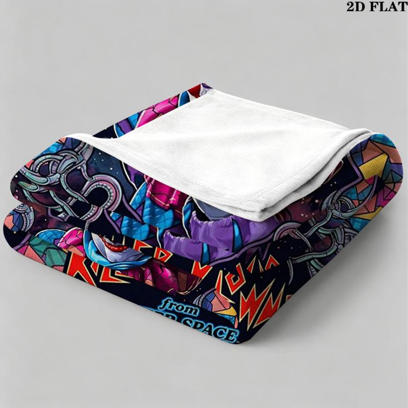 Killer Clown Horror Print Flannel Blanket High Quality Warm Comfortable Cover for All Seasons Perfect for Gifts Home Decor