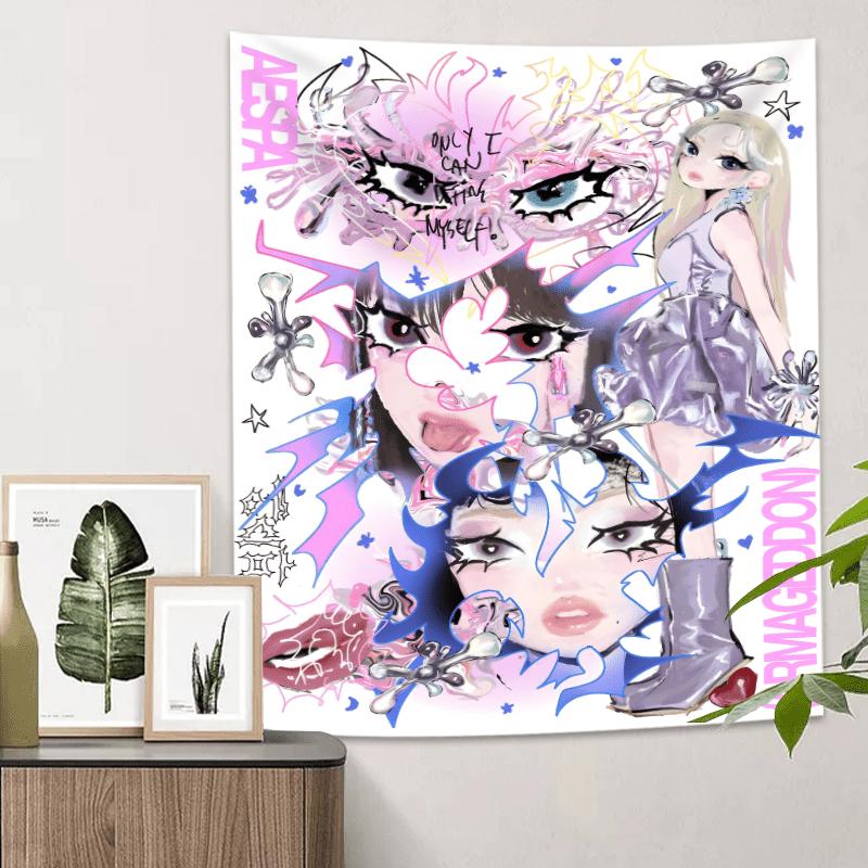 Armageddon Anime Tapestry Vibrant Wall Hanging with Edgy Design for Bedroom and Living Room Decor Perfect Gift