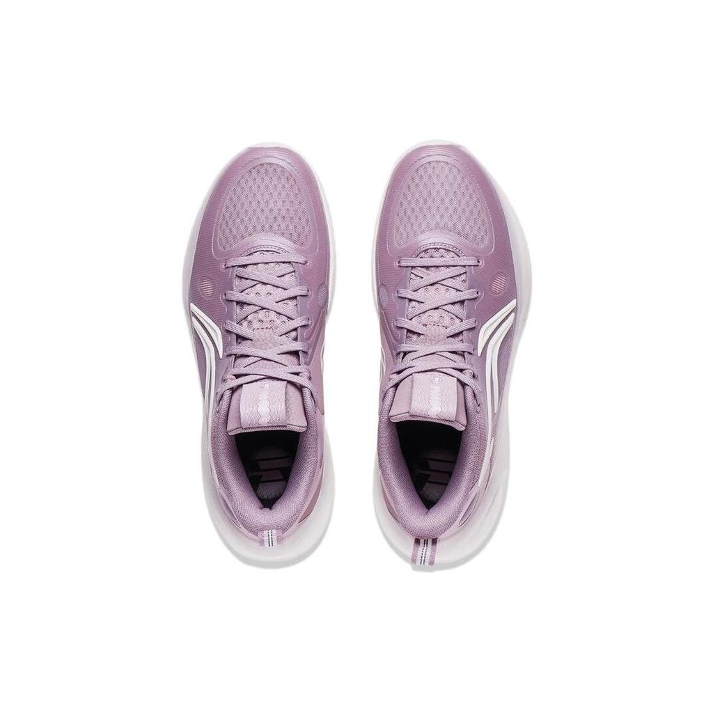 Li Ning Yu Shuai 17 Low Удобная ткань Синтетическая кожа ТПУ Нескользящие Износостойкие Низкие Баскетбольные кроссовки Мужские кроссовки Фиолетовый ABAT127-6