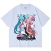 230 Gsm 100% Cotton Bocchi The Rock V3 Miku Bocchi Print Unisex Heavy Cotton T Shirt