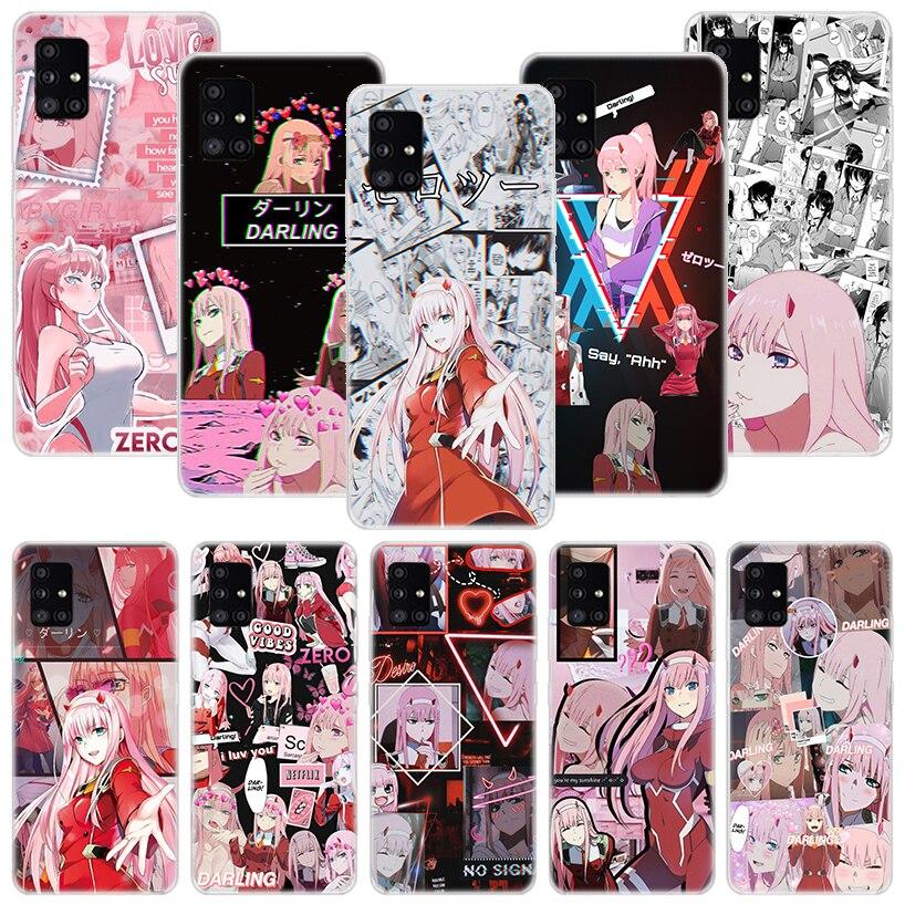 Zero Two Darling In The FranXX Phone Case For Samsung Galaxy A12 A22 A32 A42 A52 A72 A51 A71 5G A41 A31 A21 A02S M12 M21 M31 M30