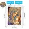 Virgin Mary Partial DIY 5D Special Shaped Drill Diamond Painting Kit for Adults/Beginners Gift Idea Home Decor 30x40cm
