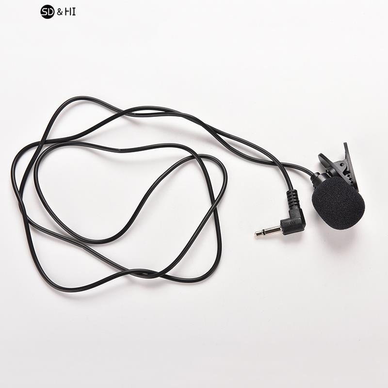 Мини-микрофон-клипса 3,5 мм с внешним аудиоадаптером Mini USB для спортивной камеры Hero 3 3+ 4, ПК, ноутбука