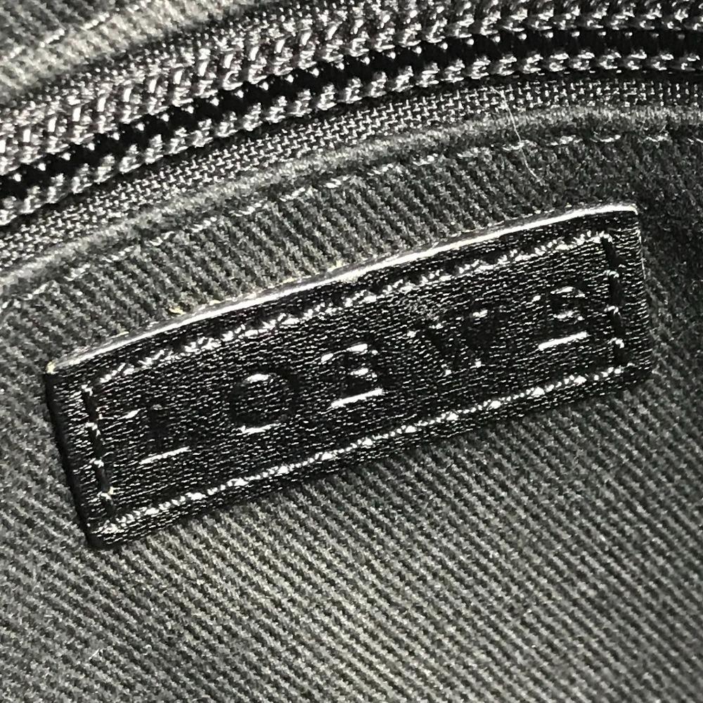 LOEWE Anagram logo Hand Bag Bag Tote Bag Business bag Leather/Canvas Black
