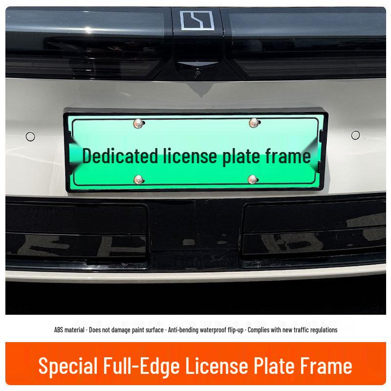 2025 Zeekr 007 GT Рамка для номерного знака на электромобиль (зеленый номер)