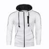 Men's Fashion Hooded Zipper Sport Jacket Casual Slim Fit Sweatshirt Type Men's