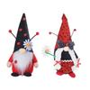 Ladybug Gnomes Tomtes Nisse Swedish Dwarfs Faceless Doll for Halloween Kitchen