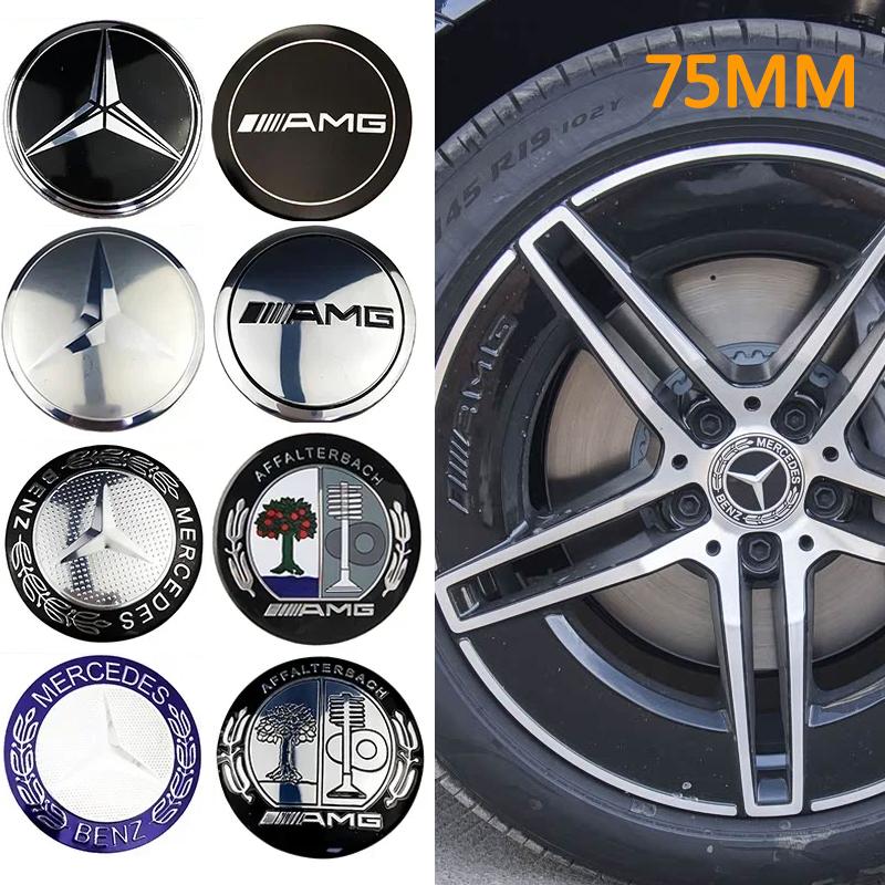 CSA1 75mm for Mercedes Benz Car Wheel Hub Rim Center Sticker W203 W204 W205 W209 W210 W211 W212 W176 W166 W163 W221 Auto Decoration