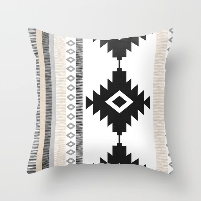 Этнический стиль фон ретро принт узор наволочка домашний диван стул украшение наволочка