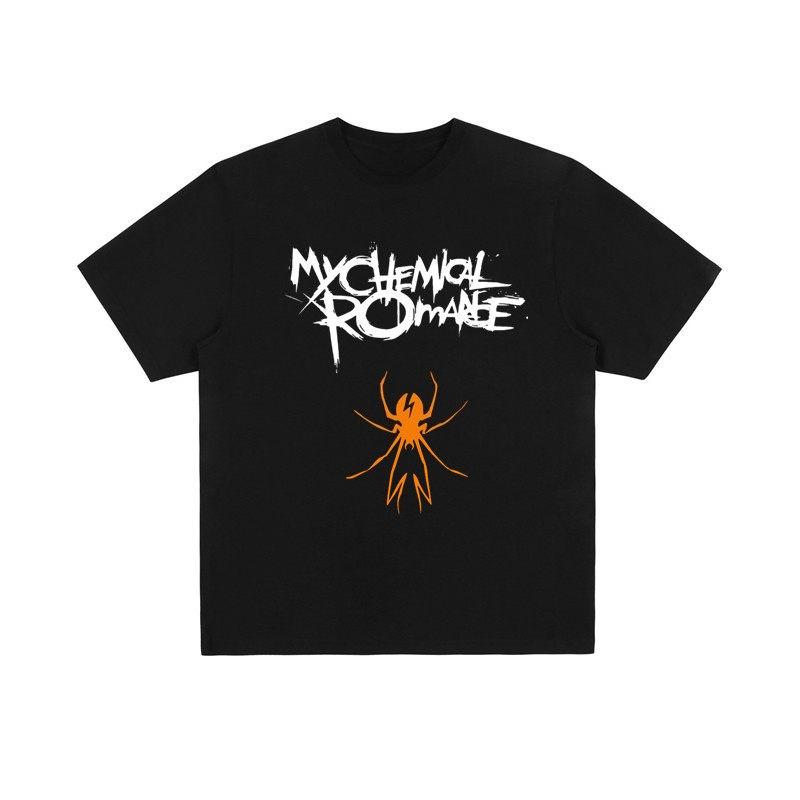 My Chemical Romance Tshirt Featuring The Rock Bands Romantic Theme Available in Both Mens and Womens Shortsleeved Styles