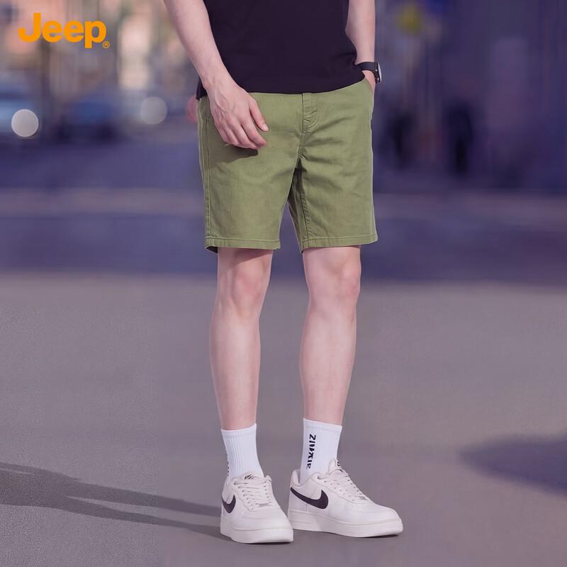 Jeep Мужские летние эластичные повседневные шорты