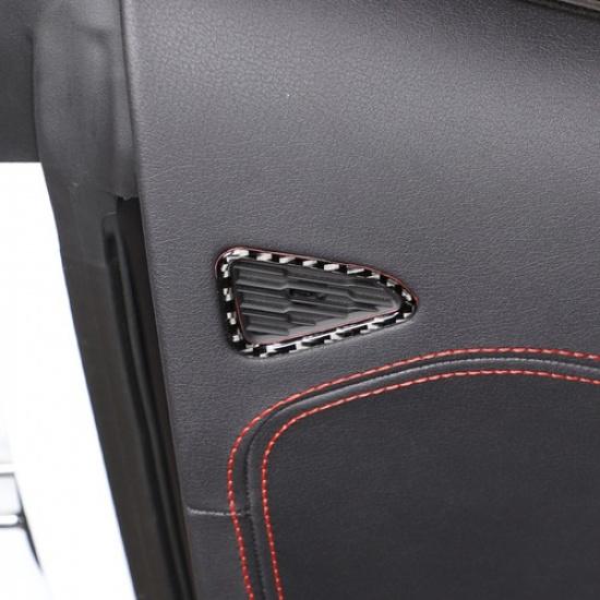 Carbon Fiber Dashboard Speaker Frame Trim Tweeter For Corvette C8 Z51 -25