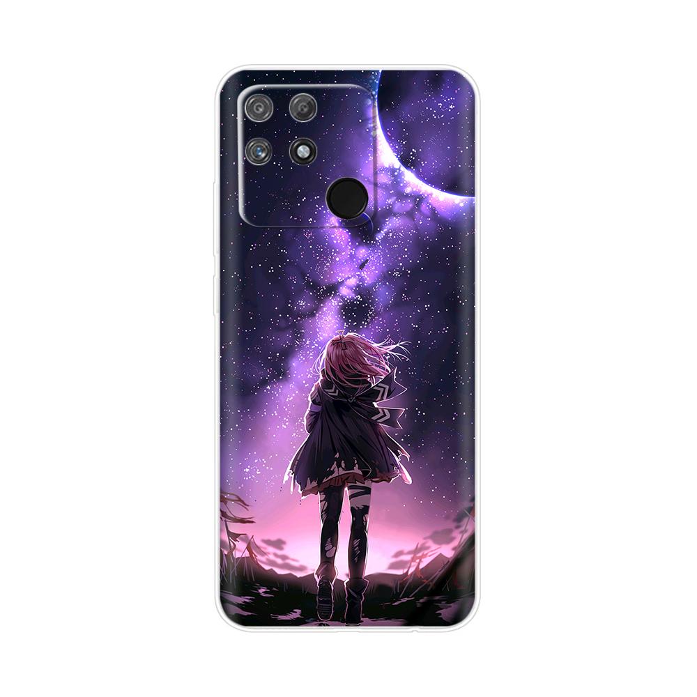 For Realme Narzo 50A Case Narzo50A 50i Cover Clear Silicone Soft TPU Phone Cases For OPPO Realme Narzo 50A Prime RMX3516 Bumper