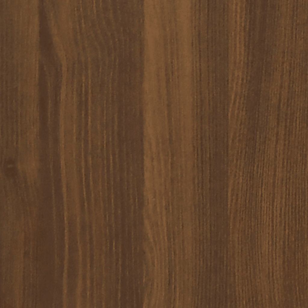 Shoe Cabinet Brown Oak Effect 59 x 17 x 150 cm Particleboard