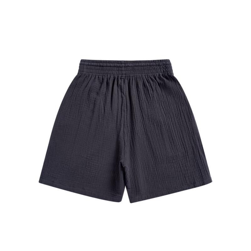 La Chapelle Women's High-Waisted Cotton Drawstring Casual Shorts