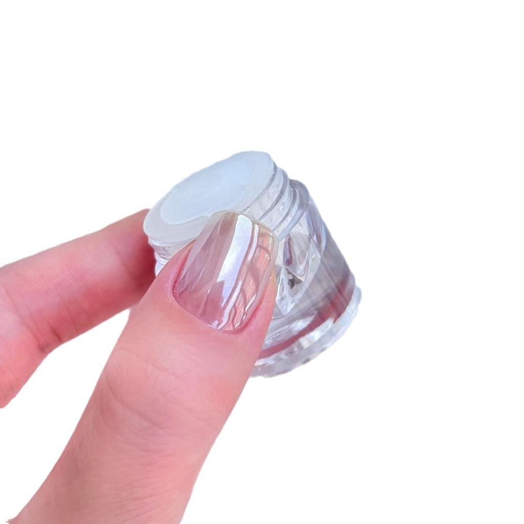 Оригинальная пудра-глиттер для ногтей Aurora Moonlight Magic Mirror - Полупрозрачный стиль ракушки