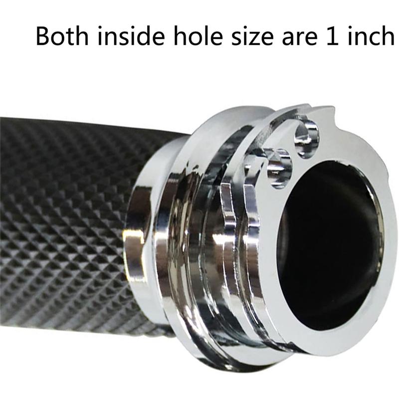 Universal 1In 25Mm Hand Grips Motorcycle Handle Bar Handlebar for Harley Touring Sportster 883 1200 XR for Suzuki