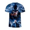 Stylish Women Men Movie Venom Comic Print Casual 3d T-shirt For All Seasons