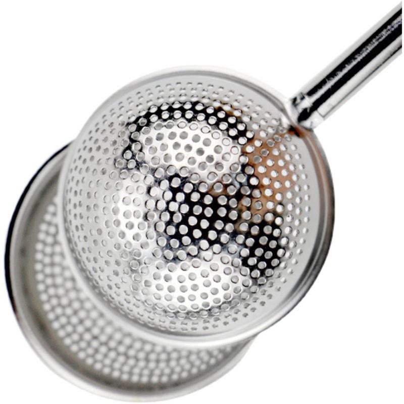 Чайник из пищевой нержавеющей стали, ситечко для чая, выдвижной сферический сетчатый фильтр для заварки чая,