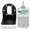 DC Gear Motor Micro Small Low Speed Large Torsion Permanent Magnet 12V XD37GB3530 Bracket(30rpmmin