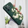 Чехол для телефона Fresh Lily Of Valley Flowers для iPhone 13 11 Samsung Galaxy A12 A52 S24 S23 Xiaomi POCO Redmi, мягкий квадратный жидкий силиконовый чехол
