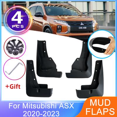 4 шт. автомобильные брызговики для Mitsubishi ASX Renault Captur ~ 2023, брызговики, брызговики, защита колес