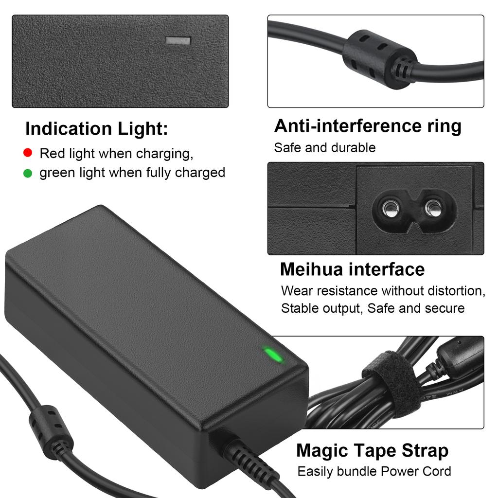 42V 2A Smart Battery Charger For 36V 2A Electric Bicycle Battery Charger Fast Charging