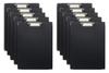 Kinstar Clip File Clipboard A4 Vertical File Binder Pack of 10 Black