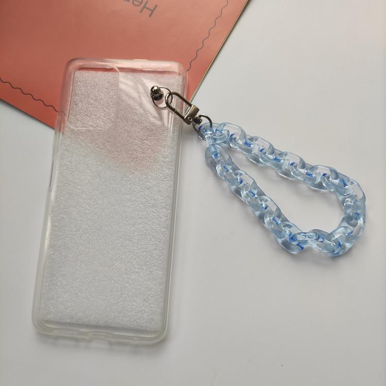 Phone Finger Strap Chain,Acrylic Mobile Accessories Straps Chain Wrist Keychain Strap Finger Bracelet Chain
