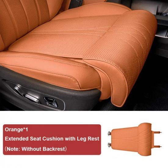 PU Car Seat Bottom Extender Cushion Leg Support Pillow Memory Foam Knee Pad Mat
