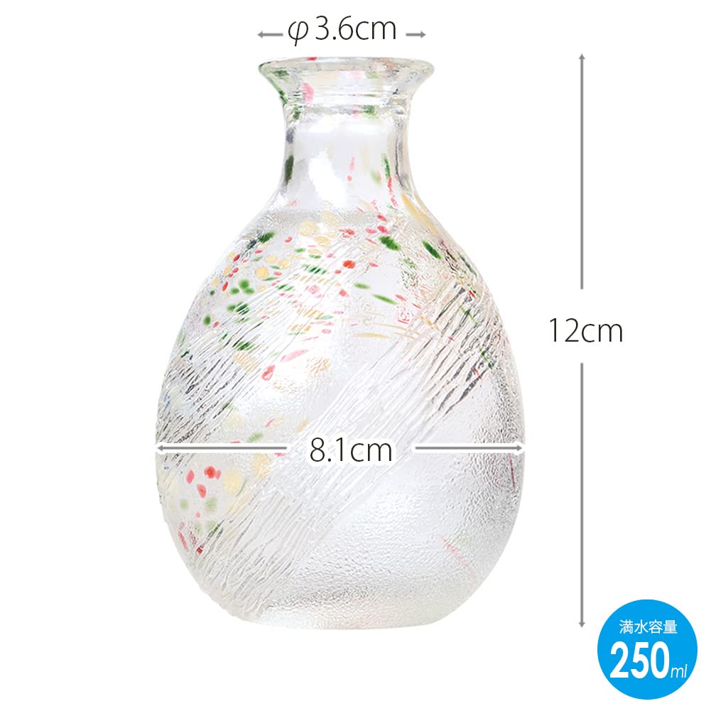 Toyo Sasaki Glass Бутылка для саке, 250 мл, Сделано в Японии, Чаша катакути, WA172