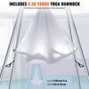 Aerial Yoga Frame & Yoga Hammock, 9.67 ft Height Professional Yoga Swing Stand Comes with 6.6 Yards Aerial Hammock, Max 551.15 lbs Load Capacity Yoga
