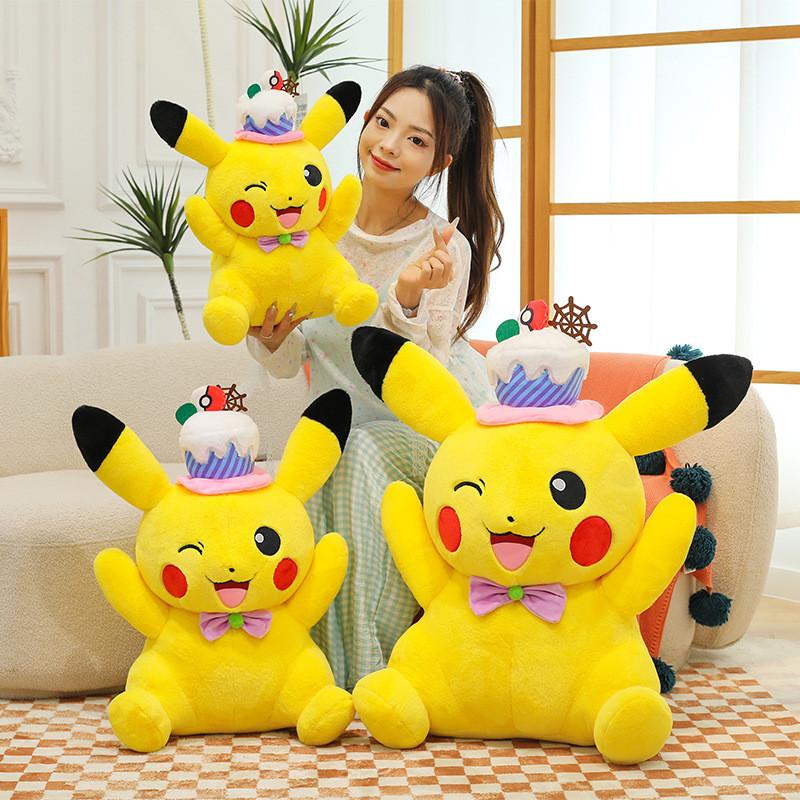 Toy Pikachu Plush Cute Cartoon Soft Short Velvet Children Doll Gift