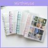 Transparent Clip Color Sparkling 6hole Loose Leaf Album Children Birthday Gifts