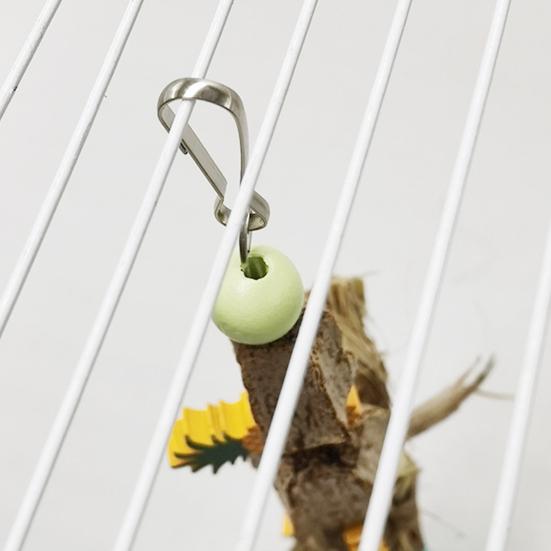 Hanging Bite Resistant Scratch-proof Anti-fade Anti-broken with Bell Star Fruit Pineapple Parrot Toy