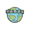 Creative Cartoon Earth Plant Series Brooch Eco-friendly Alloy Badge Accessory