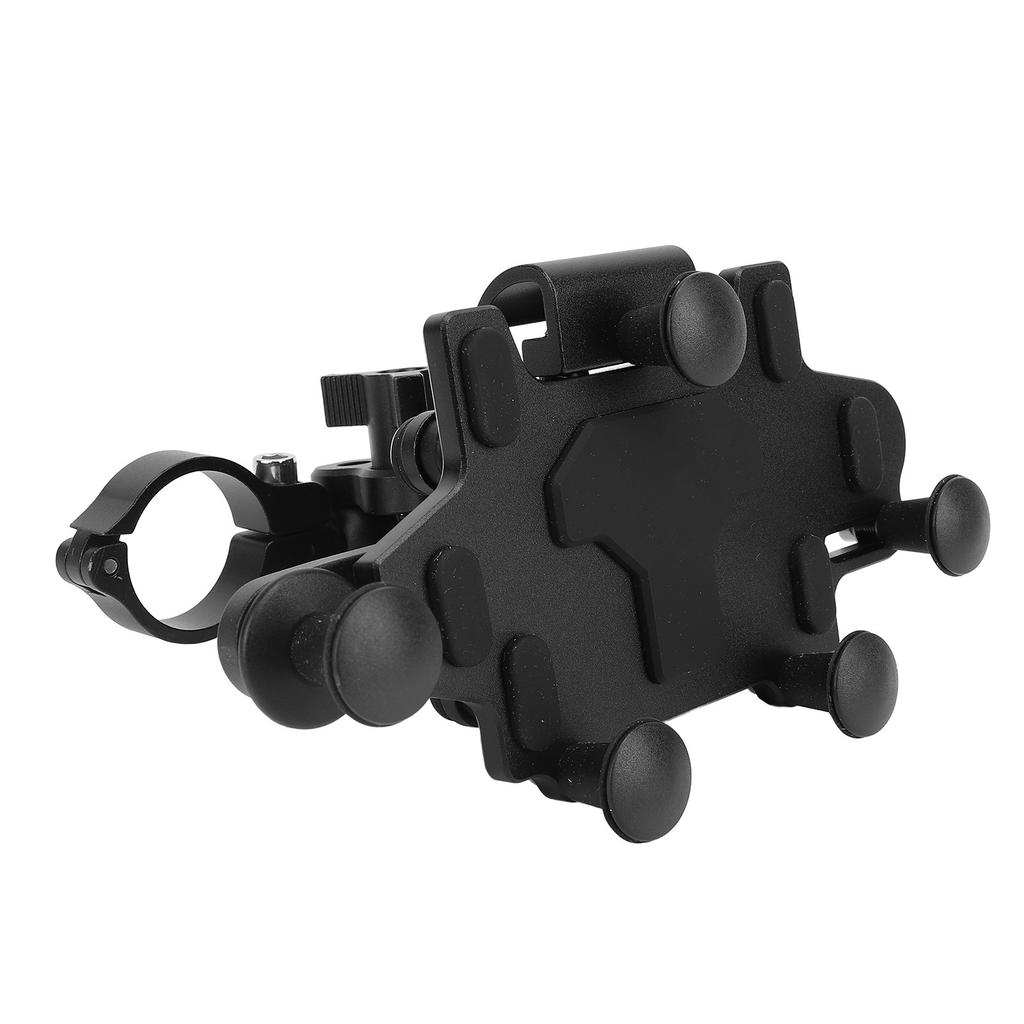 Motorcycle Phone Mount 5 Claw Rotatable Shock Absorbing Silicone Pads Motorcycle Handlebar Phone Holder