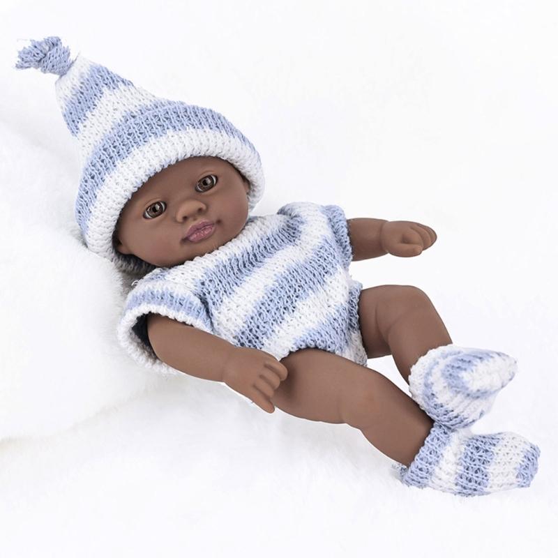 7-дюймовая кукла-младенец из мягкого винила, реалистичная Reborns, фигурка-игрушка, удобная для переноски, для повседневного успокоения, игра для родителей