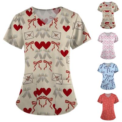 Женский модный комбинезон с короткими рукавами и принтом в виде банта и карманами