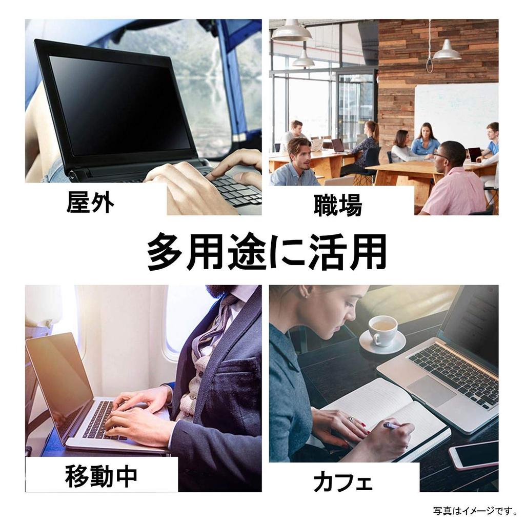 13.3-inch 16:9 Privacy Filter, Blue Light Blocking, UV Protection, Anti-Reflection, Double-Sided Use, Anti-Static, Anti-Peeping Filter